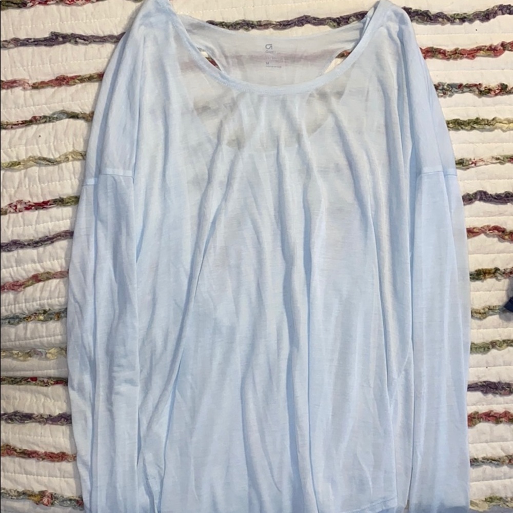 NWOT Gap Fit LS Top, size M, Blue